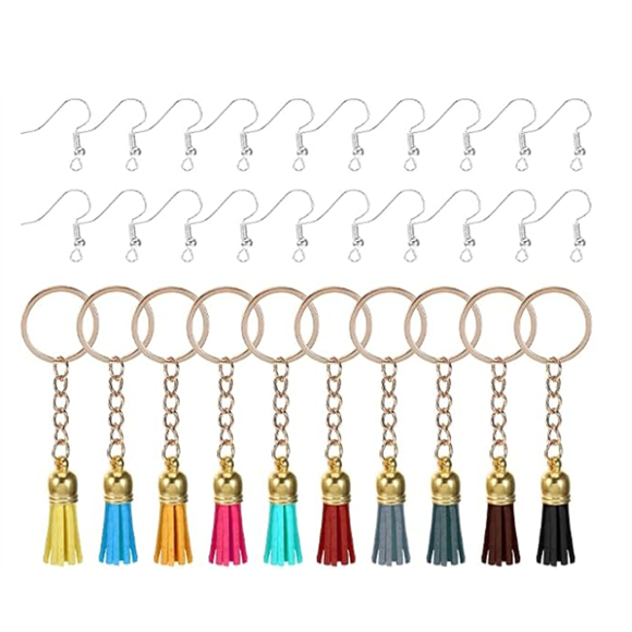 20PCS Shrink Plastic Sheets Keychains Kit, Printable Shrink Plastic Paper Sheets for Handprint Art DIY Keychains DIY,1*set shrinky dinks