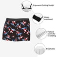 thumbnail image 3 of Wukai Surfing Santa Print Men’s Underwear Breathable Boxer Brief for Men,&nbsp;Moisture Wicking & Breathable-Small, 3 of 5