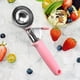 thumbnail image 5 of Cuchara para helado de acero inoxidable rosa, 5 of 6