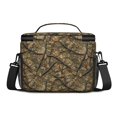 thumbnail image 3 of Camo and Branch Green Pattern Insulated Lunch Box for Women Men, Medium Leakproof Cooler Bag with Adjustable Strap, 10"x6.7"x8", 3 of 6