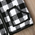 thumbnail image 4 of Bagilaanoe Toddler Baby Boy Girl Vest Jacket Plaid Sleeveless Zipper Up Shacket Coat with Pockets 1T 2T 3T 4T 5T 6T Kids Fall Casual Outwear, 4 of 6