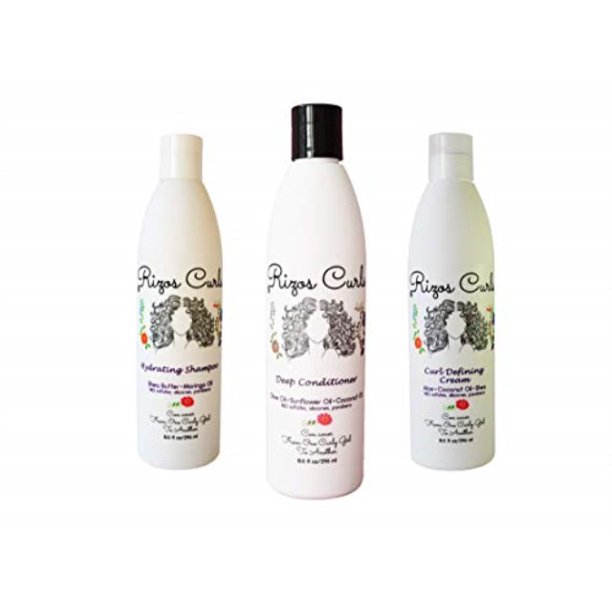 rizos curls curly hair define bundle set one hydrating shampoo one deep