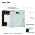 thumbnail image 3 of DUKAP LIFE Digital Bathroom Body Weight Scale - GOLD MARBLE, 3 of 4