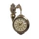 thumbnail image 1 of Reloj de pared lateral doble con forma de carpa de la suerte, luz de lujo, decorativo, for sala de estar y pasillo, reloj de pared Retro europeo, 1 of 8