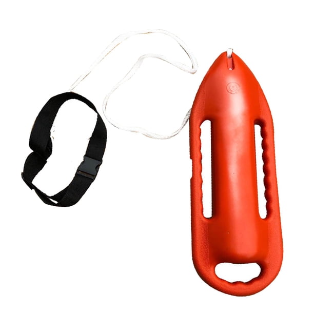 Boya de natación portátil, gran flotabilidad, flotador, boya de natación para supervivencia de esnórquel naranja Macarena lata de natación