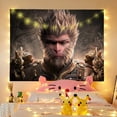 thumbnail image 1 of Background Cloth Black Myth Wukong Hanging Cloth Sea Report 6m Star Lights Available In The Bedroom Game Room For Easy Installation, 1 of 2