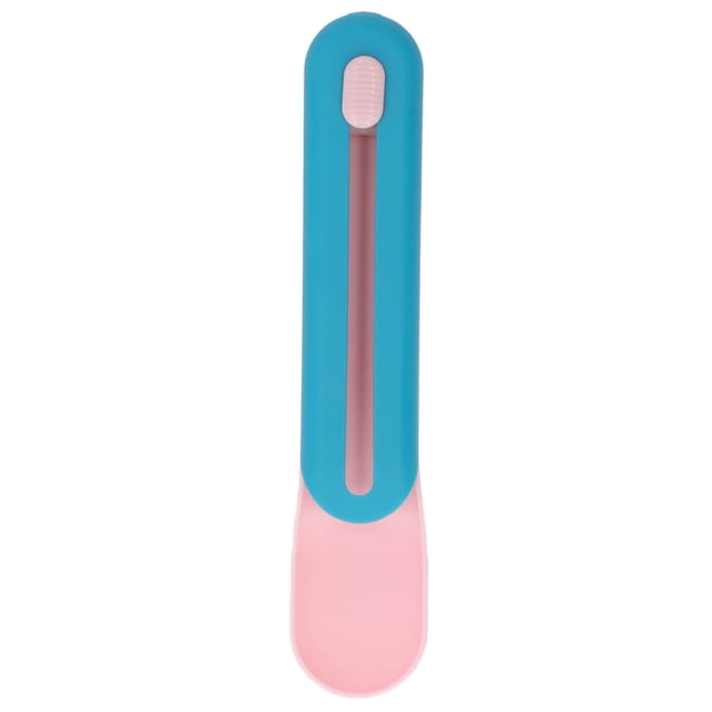 Suministros de alimentación para gatos, golosinas húmedas para gatos, dispensador de golosinas para gatos, comedero con cuchara, cuchara para apretar, estética elegante Jadeshay A