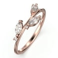 thumbnail image 2 of 0.50ct Diamond Moissanite 10K Rose GoldWedding Band, 2 of 4