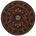 thumbnail image 2 of SAFAVIEH Classic Kennet Oriental Wool Area Rug, Burgundy/Navy, 3'6" x 3'6" Round, 2 of 12