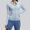 Light Blue, variant on Drovellove Women's Yoga Top Long Sleeve Zip Up Athletic Shirt - High Neck Running Workout Top with Thumb Holes, Quick-Dry Training Tee for Gym, Cycling, Hiking, Dance, Outdoor Fitness