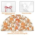 thumbnail image 4 of Yiaed Corgi Animal Print Christmas Tree Skirt , Tree SkirtsTree Mat for Christmas Winter Holiday Indoor Decorations-36", 4 of 7