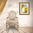 thumbnail image 3 of Modigliani, Amedeo 15x18 Gold Ornate Wood Framed with Double Matting Museum Art Print Titled - Jeanne He´buterne, 3 of 4