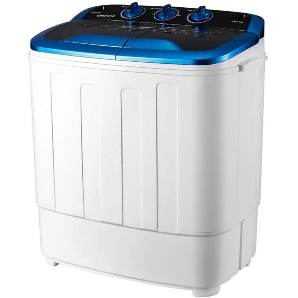 Erommy Portable Mini Compact Twin Tub Washing Machine w/Wash and Spin