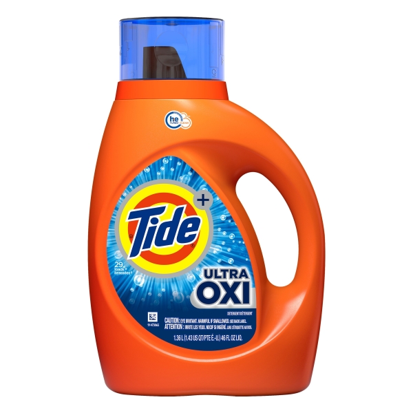 New 822413 Tide + Liq 46Oz Ultra Oxi H.E (6Pack) Liquid Detergent