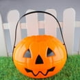 thumbnail image 5 of Halloween Decorations, Alloween Decoration Foldable and Detachable Two and a Half Bucket Large, Medium and Small Pp Candy Bag Bucket, plastic, Orange, 5 of 7