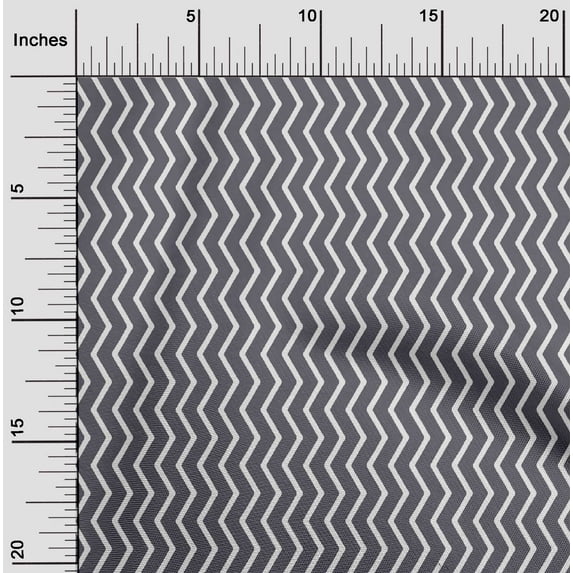 oneOone Cotton Silk Fabric Chevron Geometric Fabric Prints By Yard 42 Inch Wide