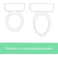 thumbnail image 4 of Asiento de entrenamiento para ir al baño Ingenuity Blanco, 4 of 6