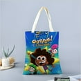 thumbnail image 2 of The Fairly OddParents: A New Wish Bolso de tela con estampado de lienzo para mujer, bolsa de compras reutilizable y estética, con cremallera interior, regalo para mujer, 35 × 40 cm., 2 of 6