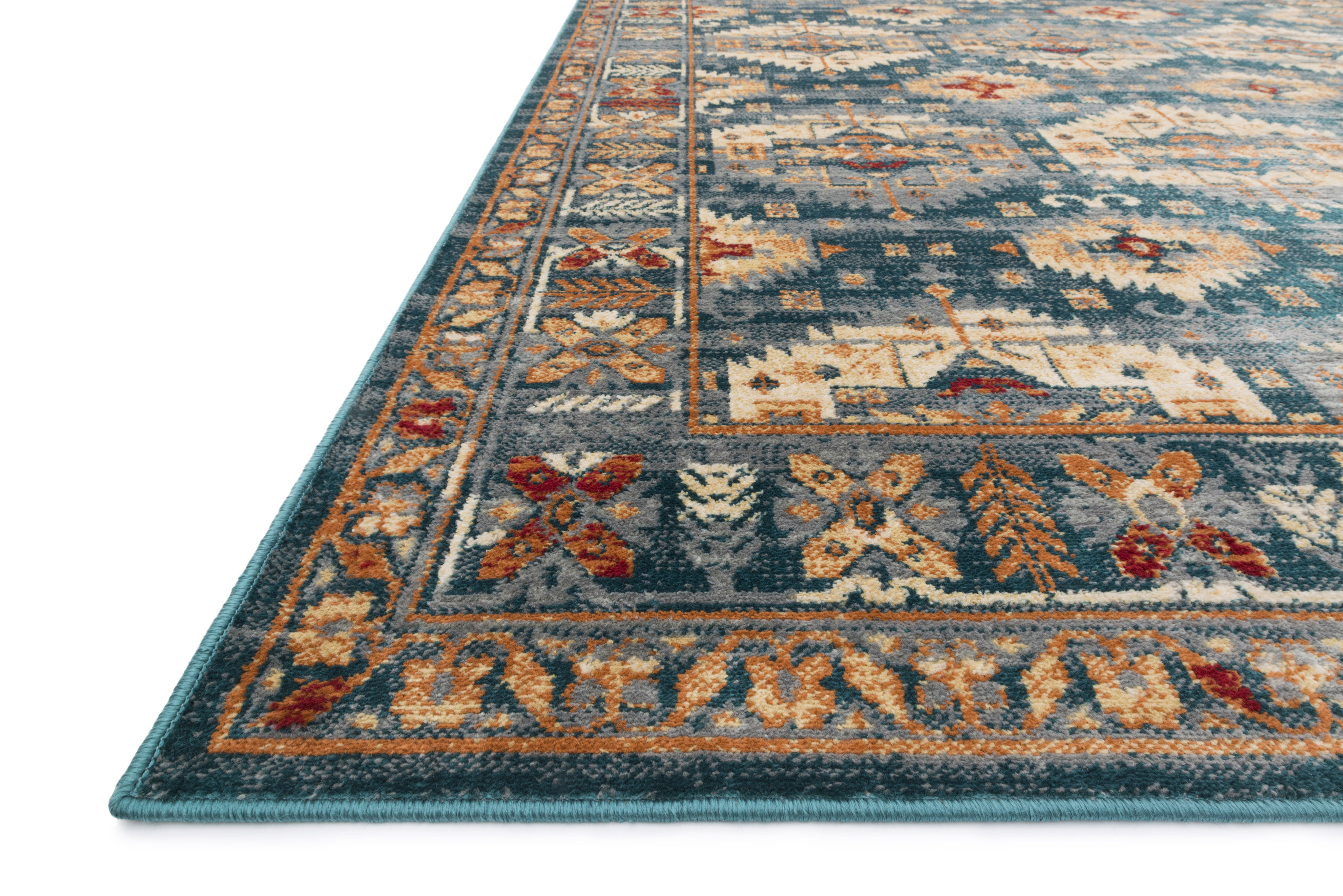 Loloi II Isadora Oriental Lagoon / Multi Area Rug