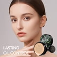 thumbnail image 2 of CC Cream with Mushroom Powder Puff Full Coverage Color Correcting Foundation Cream Hydrating Long Lasting Oil Control Natural Lightweight Concealer, 2 of 8