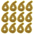 thumbnail image 2 of Beaded Decorative Appliques Paisley Crafting Sewing Small Applique By 1 Dozen, 2 of 3
