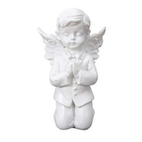 AUDeals Praying Cherub Statue Adorable Cherubs Angels Figurine for Indoor Outdoor Home Garden Decor Religious Gift Wedding Baptism Ornament