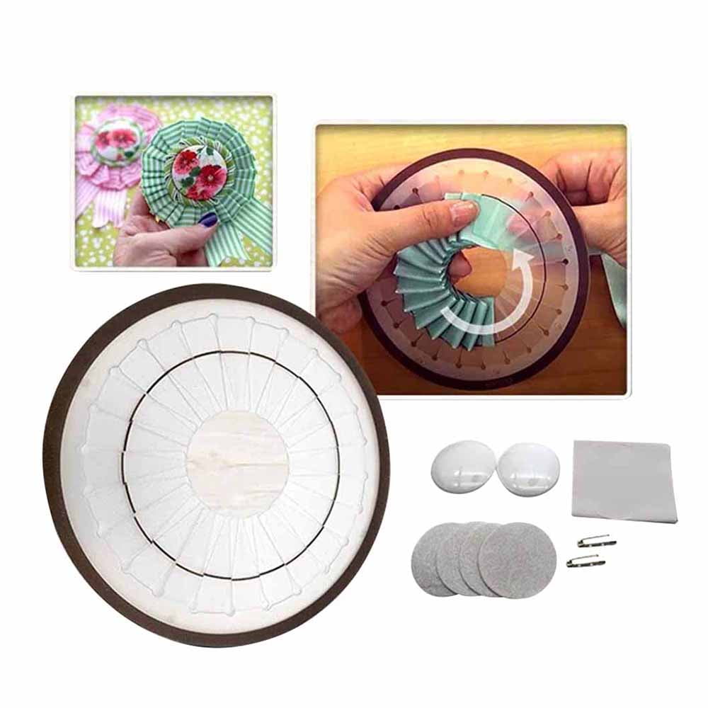 Houkiper Rosette Maker DIY Rosette Maker Handmade Ribbon Flower Rose