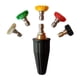 thumbnail image 2 of Puntas para hidrolavadora Boquilla turbo de 4000 PSI Boquilla giratoria para hidrolavadora de 1/4 Boquilla y 5 puntas, 2 of 9