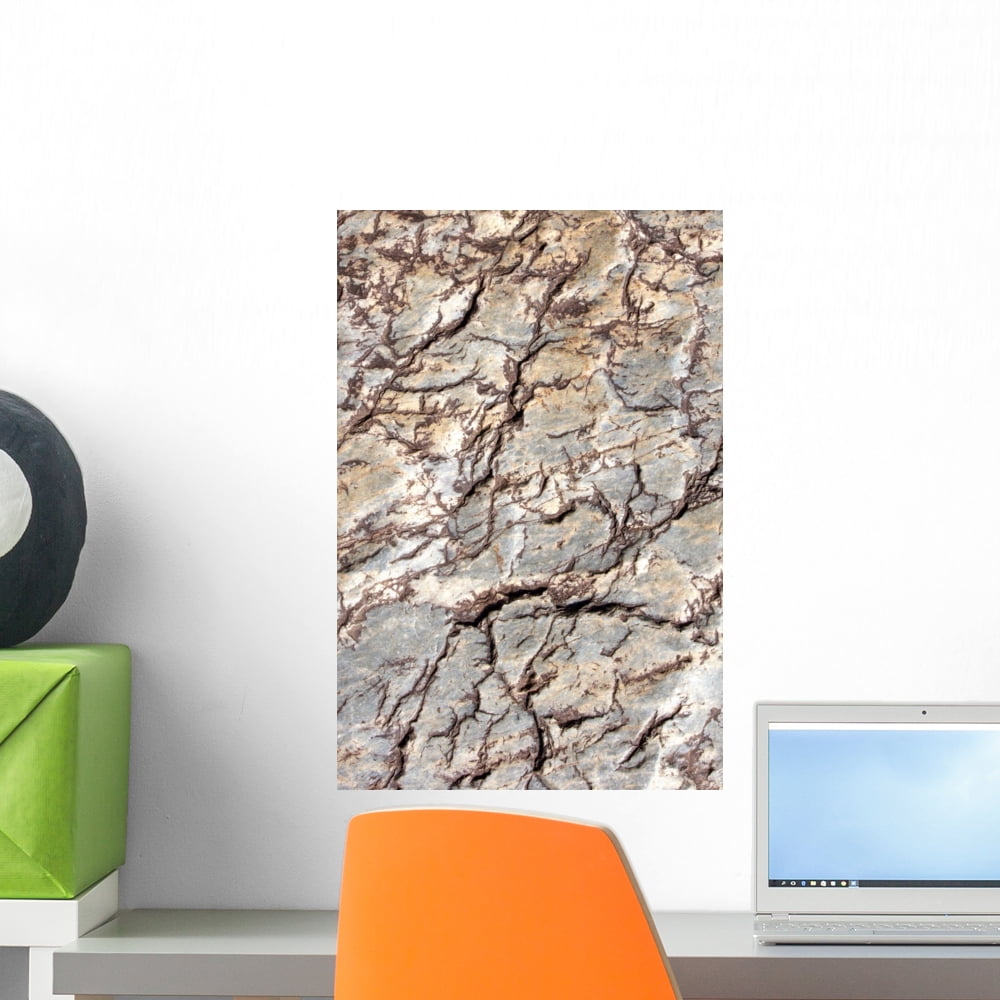 Stone Wallpaper Wall Mural by Wallmonkeys Peel and Stick Graphic (18 in ...