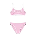 thumbnail image 3 of Bikini de Cintura Alta Bikini Deportivo de Mujer con Correas de Hombro Ajustables Traje de Baño de Alto Soporte Totalmente Cubierto, 3 of 7