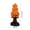 C, variant on Halloween Decorations! 3-Tier Stacked Jack O Lantern LED Light Ornament, Pumpkin Electronic Candle Lamp with Hanging Loop, Mini Glowing Spooky Decor for Halloween Party Indoor Fall Holiday Decor Gift