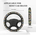 thumbnail image 5 of Daiia Beer Caps Steering Wheel Cover Auto Steering Wheel Covers Breathable Anti-Slip Steering Wheels Car Interior Decor Accessories for Men Women Universal 15 Inch, 5 of 8