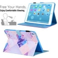 thumbnail image 4 of iPad 9.7 inch 2018 2017 Case/iPad Air Case/iPad Air 2 Case, Dteck PU Leather Folio Smart Cover with Auto Sleep Wake Stand Wallet Case for iPad 6th Generation/iPad 5th Gen,34# Pink Marble, 4 of 5