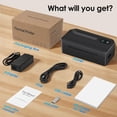 thumbnail image 3 of Shipping Label Printer, 4x6 Thermal Bluetooth Label Printer for Small Business Office Home, Compatible with iOS, Android, Mac, Windows, Chrome, Used, 3 of 8