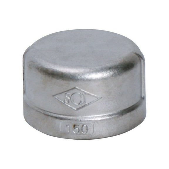 Smith-Cooper 1 in. FPT X 1 in. D FPT Stainless Steel Cap