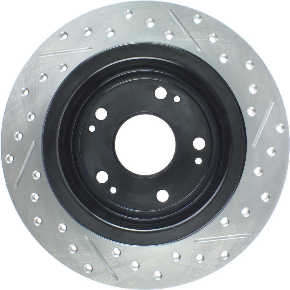 StopTech 09-10 Acura TSX / 08-10 Honda Accord Coupe/05-10 Sedan Right Rear Slotted & Drilled Rotor Fits select: 2016-2022 HONDA HR-V, 2017 HONDA ACCORD EXL