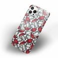 thumbnail image 4 of Tobelint Case for iPhone 14 Pro Max,Red Mushroom Collage Pattern Case with Side Print,Slim Bumper Full Cover, 4 of 5