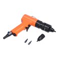 thumbnail image 3 of Pneumatic Rivet Nut Guns Air Pull Riveter Pneumatic Rivnut Riveting Tool with 3/16in 1/4in Mandrels KV‑802BF, 3 of 5