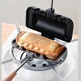 thumbnail image 3 of Sandwich Maker Hot Dog Toaster Grill Pan Double Sided Frying Pan, 3 of 5
