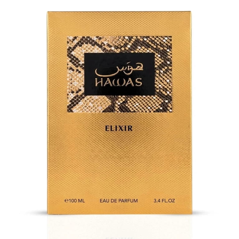 Rasasi Hawas Elixir EDP Spray 3.4 oz, Lavender, Vanilla, Honey