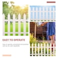 thumbnail image 2 of Worgeous White Plastic Garden Fence Edging Border Decorative Lawn Yard Outdoor Landscape Trim, 2 of 8