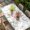 White, variant on Pink Flamingo Table Cloths for 5 Foot Rectangle Tables, Tropical Botanical Summer Flower Rustic Patio Waterproof Elastic Fitted Tablecloths, Washable Rectangular Table Cover for Camping
