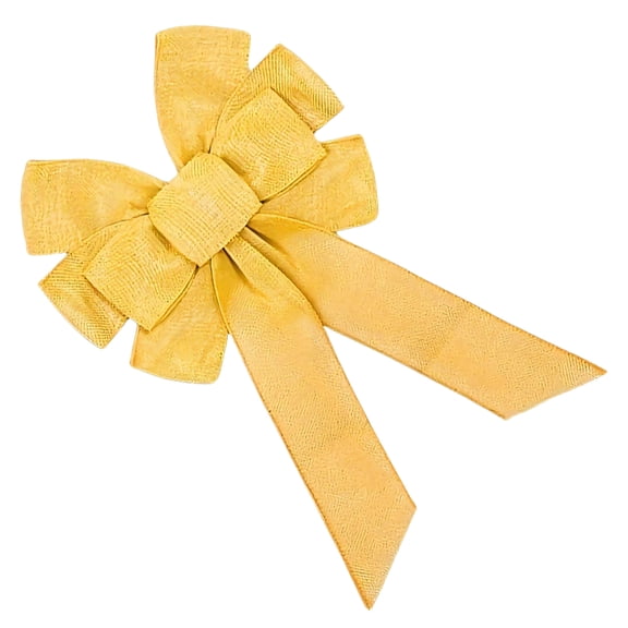 Faux Burlap Ribbon Bows Farmhouses Wreath Bows for Outdoor Indoor Front Door Home Decorations Tree Toppers Bowknot