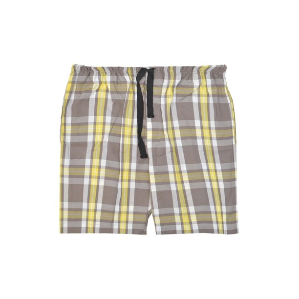 Manchester Short de Pijama Cuadros 100% Algodón beige M