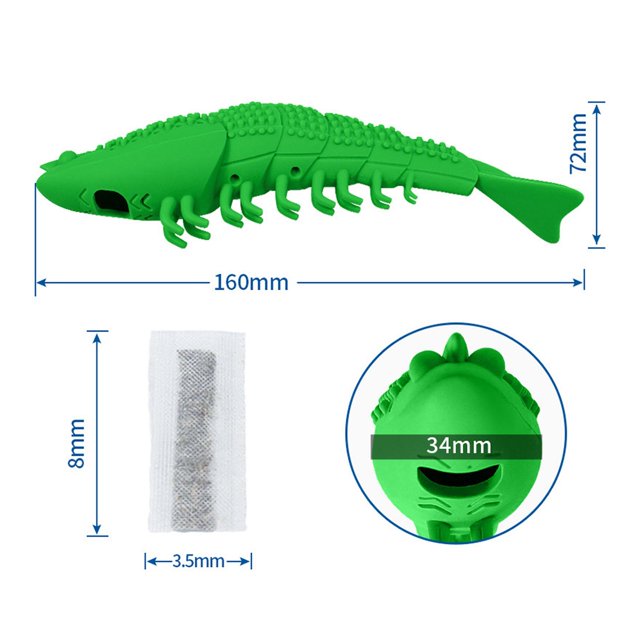 Cepillo De Dientes Interactivo Yinane Para Gatos Juguete De Hierba Gatera Con Cangrejo De Río Rojo