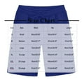 thumbnail image 2 of Fmbrln Mens Summer Gym Shorts Fashion Casual Elastic Waist Drawstring Half Shorts Pants Workout Training Shorts, 2 of 3