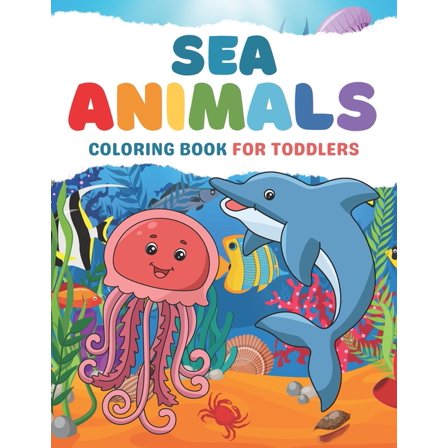 Animals And Their Babies Coloring Book For Kids: Cute Animals To Color ...