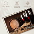 thumbnail image 6 of Elephant Stock Vintage Wine Glasses Wall Art - Horizontal Canvas Wall Art - Living Room Wall Decor - Food And Drink Canvas - Black And Brown Decor - 39" x 26", 6 of 8