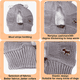 thumbnail image 3 of Orejeras para mascotas, protección para las orejas de invierno para perros, envoltura cálida para la cabeza para mascotas, snood para perros para proteger a las mascotas del ruido y la ansiedad, 3 of 5