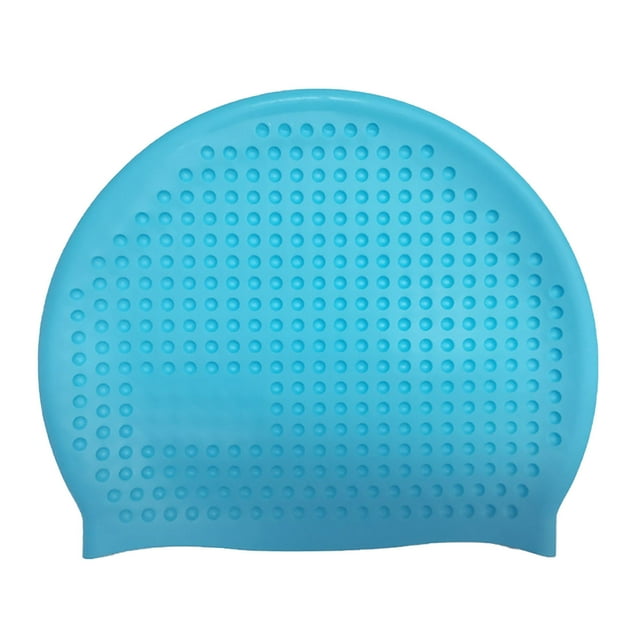 Adult Silicone Swimming Cap – Comfortable, Elastic Design, Lightweight and Water-Tight for Pool Use, Protects Hair from Chlorine and Water